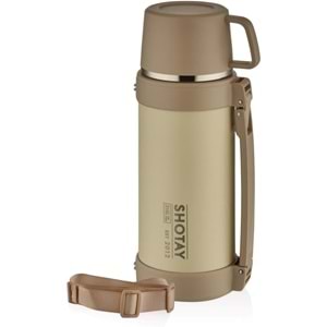 Shotay Nature Çelik Termos Matara 1200 ml. ST-8235 (4 Asorti)