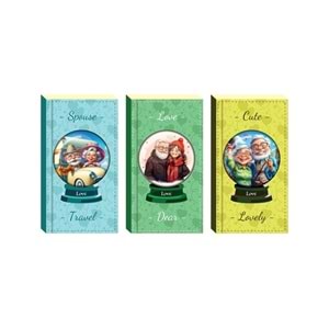 Lilamor Yaşlı İnsanlar Defter 7,5x14 cm 96 Syf. Çizgili