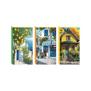 Lilamor Bahçe Defter 7,5x14 cm 96 Syf. Çizgili