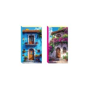 Lilamor Bahçe Defter 7,5x14 cm 96 Syf. Çizgili