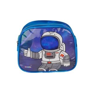 Relaxion Kabartmalı Astronot Figürlü İlkokul Çantası Beslenme+Kalemlik 1370