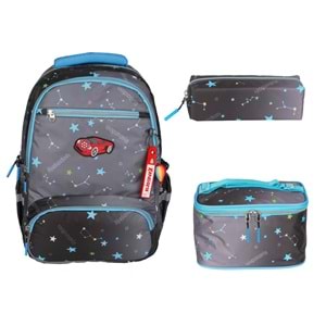 Relaxion Erkek İlkokul Çantası Beslenme+Kalemlik 1385