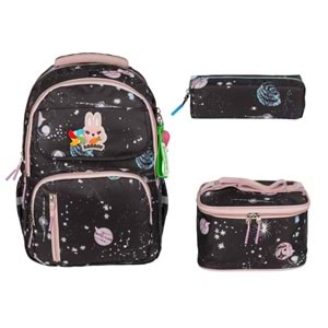 Relaxion Kız İlkokul Çantası Beslenme+Kalemlik 1390