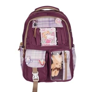 Relaxion Kore Tarzı İlkokul Çantası Beslenme+Kalemlik 1395