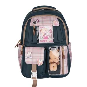 Relaxion Kore Tarzı İlkokul Çantası Beslenme+Kalemlik 1395