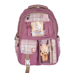 Relaxion Kore Tarzı İlkokul Çantası Beslenme+Kalemlik 1395