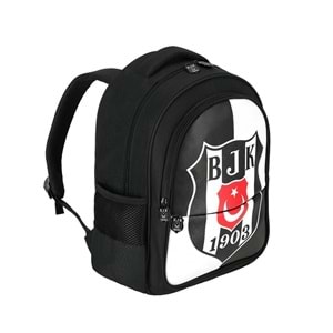 Me Çanta Beşiktaş BJK 1903 Logo Desenli Suni Deri Okul Çantası 25360