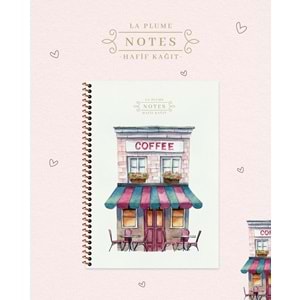 Keskin Color La Plume Shop Karton Kap. Spr. 80 Yp. Çizgili Defter 16,5x22,5 cm