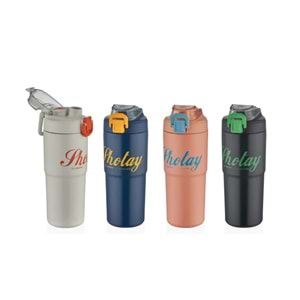 Shotay Tween Çelik Termos Matara 750 ml. ST-8133 (ASORTİ)