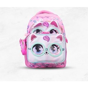 Dream Vest Gözlüklü Kedi 3 Lü Çanta Seti (SET0013)