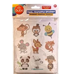 Bu-Bu Taşlı Boyama Sticker BUBU-AC0019