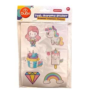Bu-Bu Taşlı Boyama Sticker BUBU-AC0017