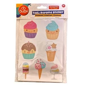 Bu-Bu Taşlı Boyama Sticker BUBU-AC0020
