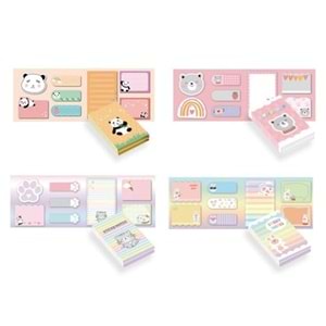 Gıpta Desenli Yapışkanlı Not Kağıdı K0121