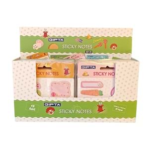 Gıpta Desenli Yapışkan Not Kağıdı K0120