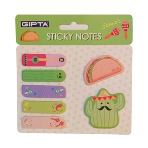 Gıpta Desenli Yapışkan Not Kağıdı K0120
