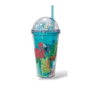 Figürlü Pipetli Bardak 450 ml. TGB405B