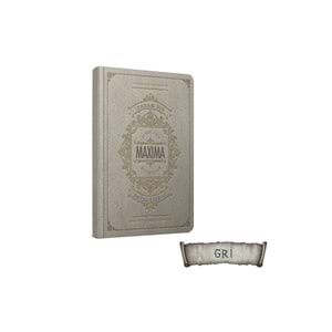 Gıpta Maxima Defter Çizgisiz İplik Dikiş Sert Kapak 120 Yaprak 13x21 Cm