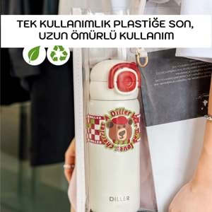 Vagonlife Diller Çelik Matara 600 ml. D9238