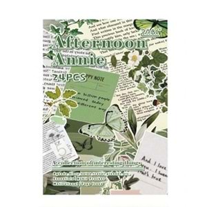 Afternoon Annie Sticker Defteri 24 Sayfa