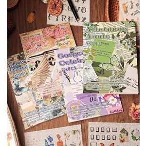 Afternoon Annie Sticker Defteri 24 Sayfa