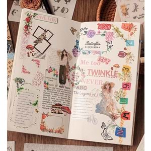 Afternoon Annie Sticker Defteri 24 Sayfa