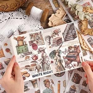 The Ghost Of Old Sticker Defteri 24 Sayfa