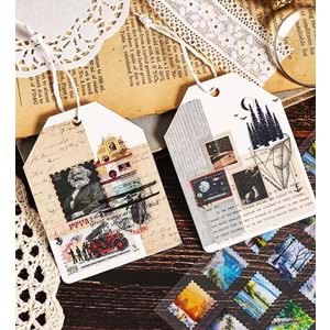 Plastik Pul Sticker 8 Sayfa BM-1776