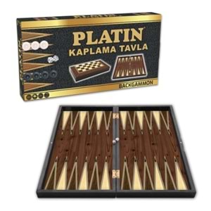 Star Platin Tavla Takımı Büyük Kaplama 1020371