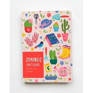 Kaktüs Pembe Zamansız Ajanda (Stickerlı)