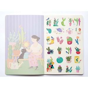 Kaktüs Mavi Zamansız Ajanda (Stickerlı)