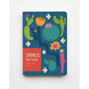 Kaktüs Yeşil Zamansız Ajanda (Stickerlı)