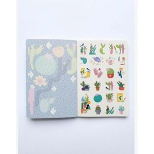 Kaktüs Yeşil Zamansız Ajanda (Stickerlı)
