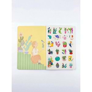 Kaktüs Sarı Zamansız Ajanda (Stickerlı)
