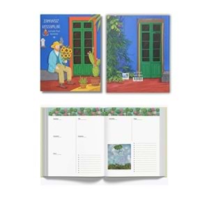 Zamansız Ressamlar Ajandası III, Zamansız Ajanda 16.5x19.5 cm (Stickerlı)