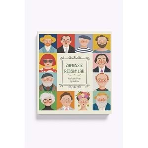 Zamansız Ressamlar Ajandası I, Zamansız Ajanda 16.5x19.5 cm (Stickerlı)
