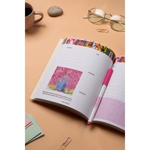 Zamansız Ressamlar Ajandası I, Zamansız Ajanda 16.5x19.5 cm (Stickerlı)