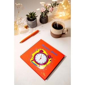 Prestij Neon Turuncu Zamansız Ajanda