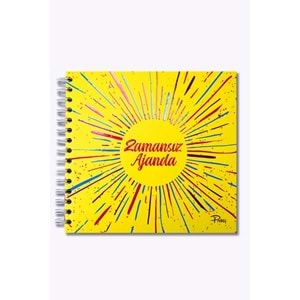 Prestij Neon Sarı Zamansız Ajanda