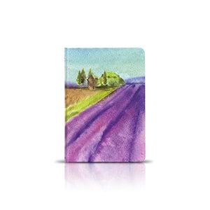 Liz Kuşe Kapak Kenar Baskılı 15x21 cm Defter 64 Yp. Noktalı+48 Yp. Çizgisiz