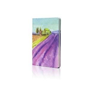 Liz Kuşe Kapak Kenar Baskılı 15x21 cm Defter 64 Yp. Noktalı+48 Yp. Çizgisiz