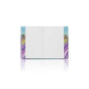 Liz Kuşe Kapak Kenar Baskılı 15x21 cm Defter 64 Yp. Noktalı+48 Yp. Çizgisiz