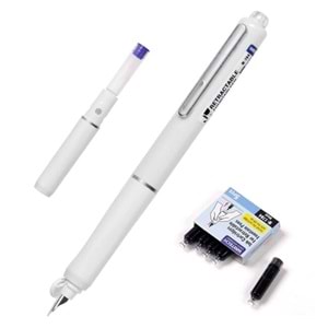 Writech Basmalı Dolma Kalem Beyaz Gövde F Uç