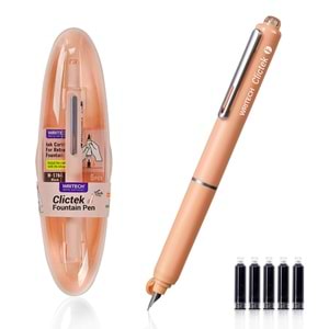 Writech Basmalı Dolma Kalem Turuncu Gövde F Uç