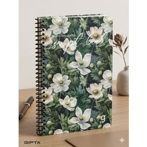 Gıpta Script Book Sprl. Sert Kpk. Defter 17x24 80 Yp. Kareli