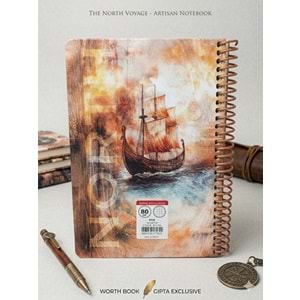 Gıpta North Sprl. Sert Kpk. Defter 17x24 80 Yp. Kareli