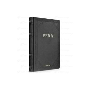 Gıpta Pera İp Dik. Deri Kp. 13x21 cm 120 Yp. Çizgisiz Defter