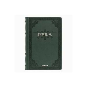 Gıpta Pera İp Dik. Deri Kp. 17x24 cm 160 Yp. Çizgisiz Defter