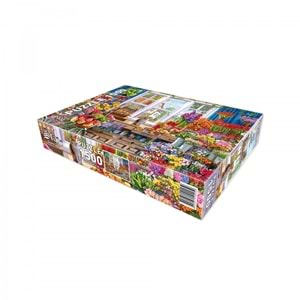 Star Oyun 1500 Parça Çiçekçi Puzzle
