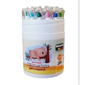 Nova Color Çevirmeli Jel Mum Boya 12 Renk NC-2150